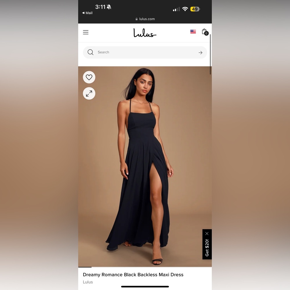 Lulus formal dress